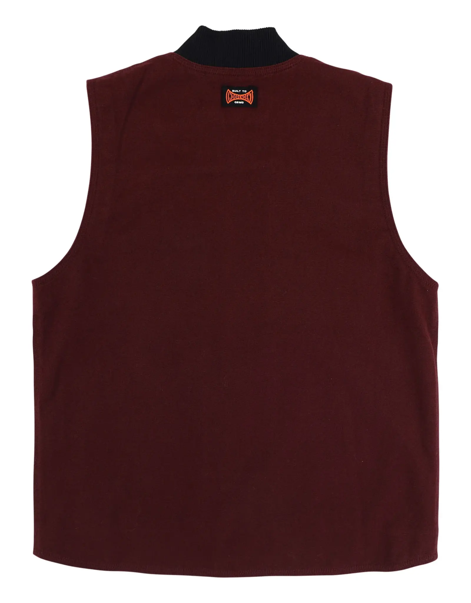 INDEPENDENT Built to Grind Work Vest - Deep Burgundy