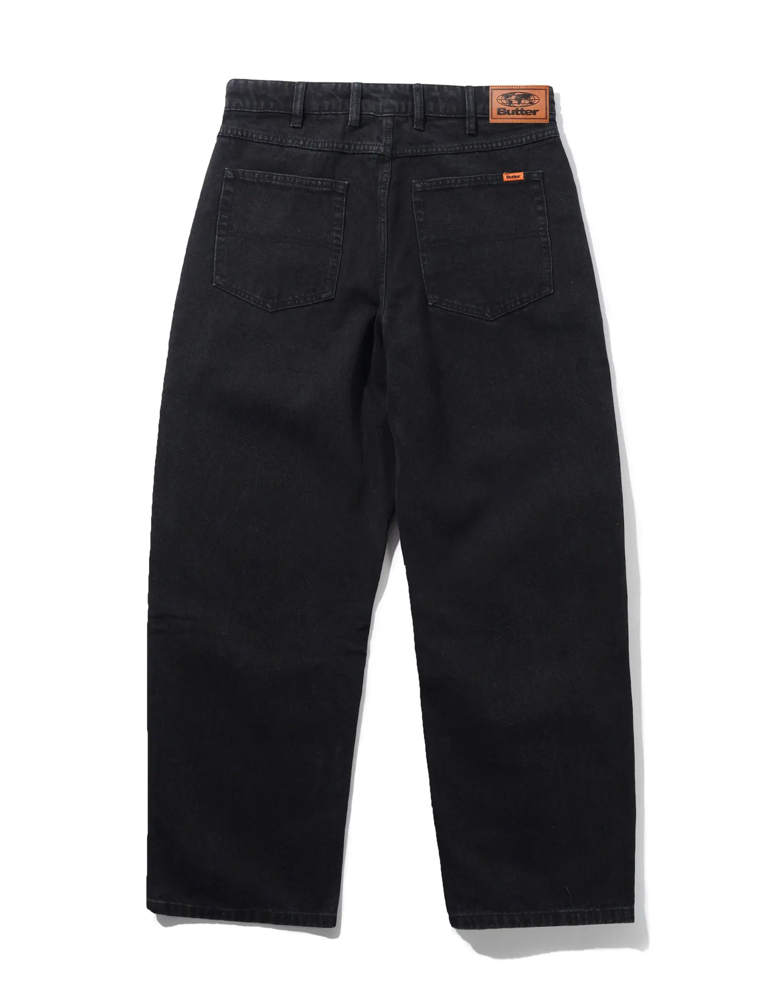 BUTTER GOODS Relaxed Denim Jeans - Flat Black