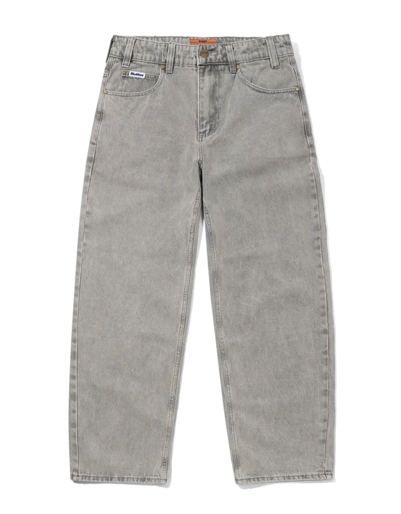 BUTTER GOODS Baggy Denim Jeans - Grey Wash