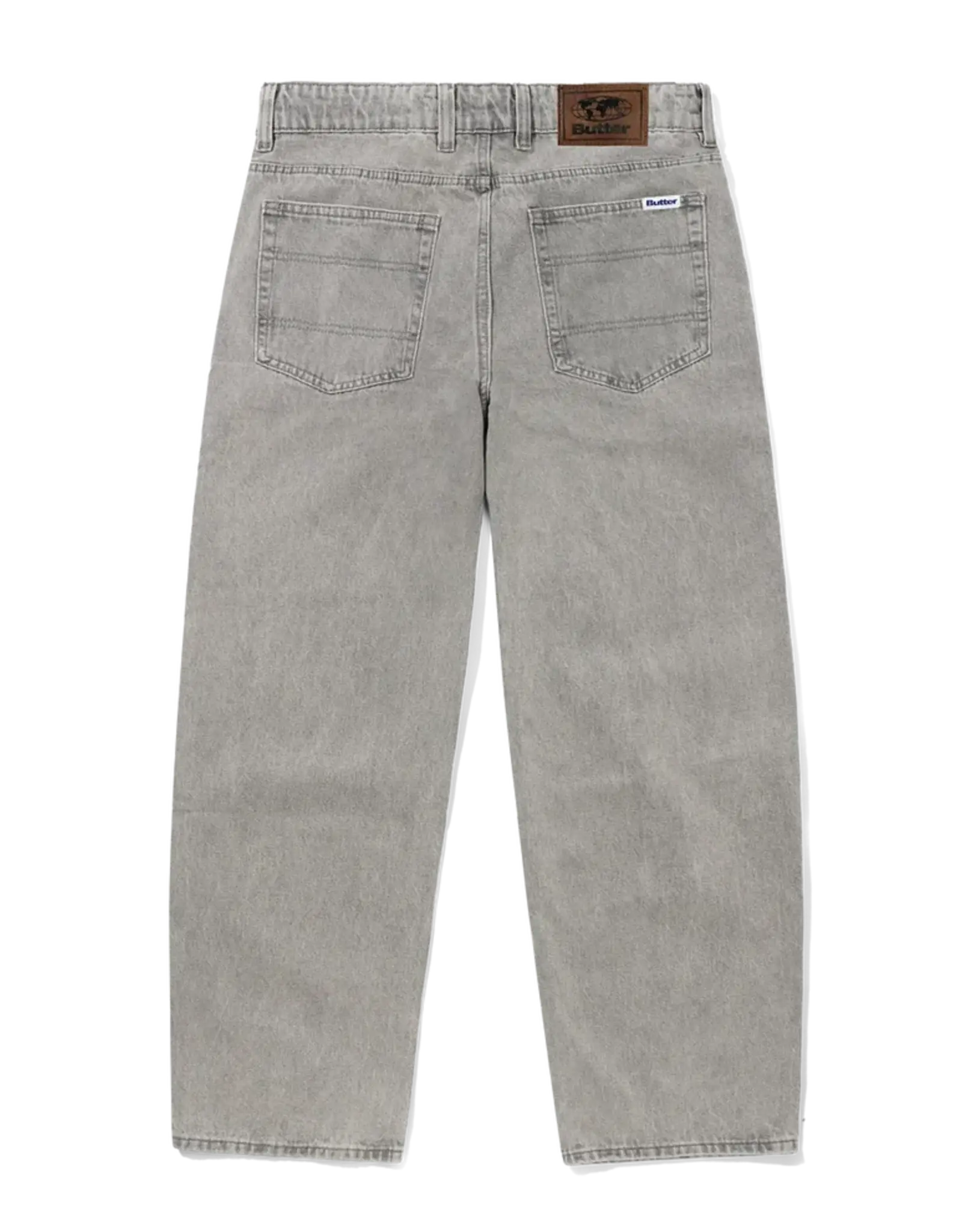 BUTTER GOODS Baggy Denim Jeans - Grey Wash