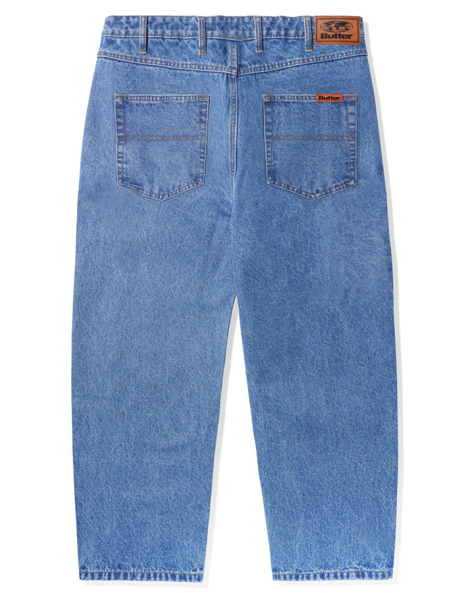 BUTTER GOODS Baggy Denim Jeans - Washed Indigo