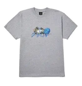 Paws S/S Tee - Heather Grey