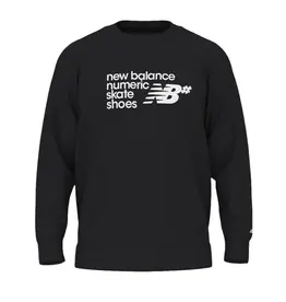 NEW BALANCE NB Numeric French Terry Crew - Black