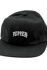 PEPPER GRIP Pepper Grip Logo Hat - Black / Silver