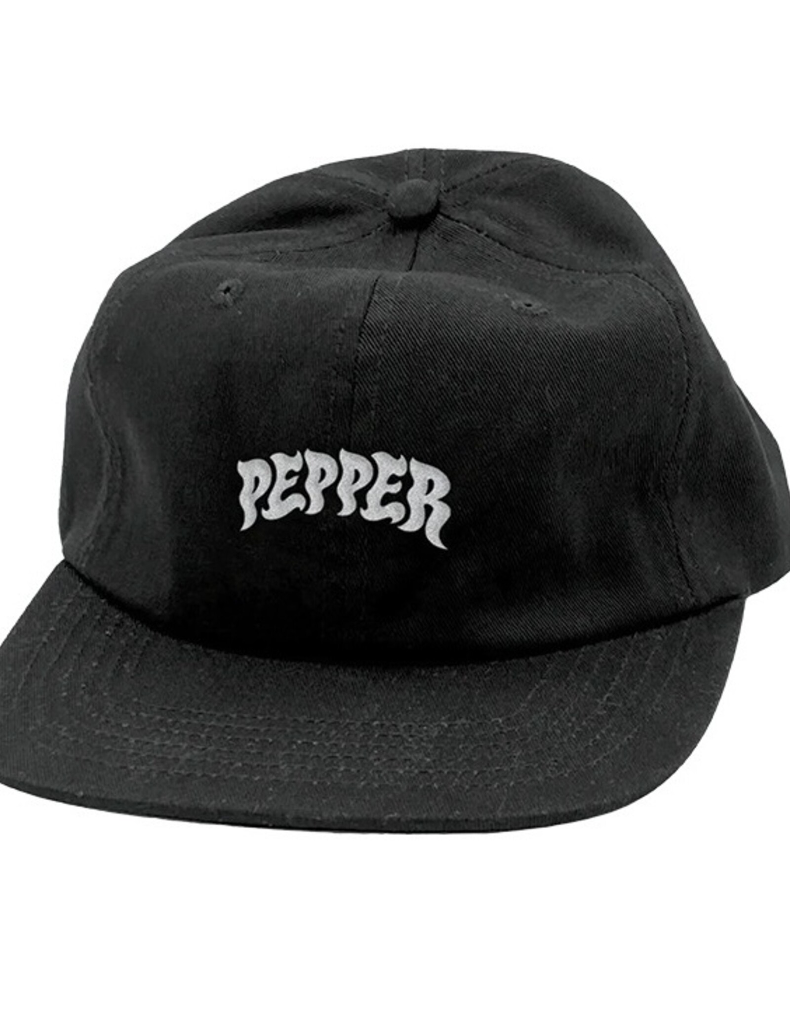 PEPPER GRIP Pepper Grip Logo Hat - Black / Silver