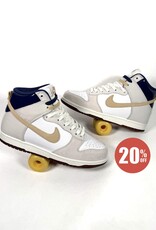 NIKE SB Dunk High Pro x Beyond Store - White/Ivory/Sand Dune/Blue Void