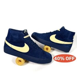 NIKE SB Zoom Blazer Mid - Coastal Blue / Pale Yellow