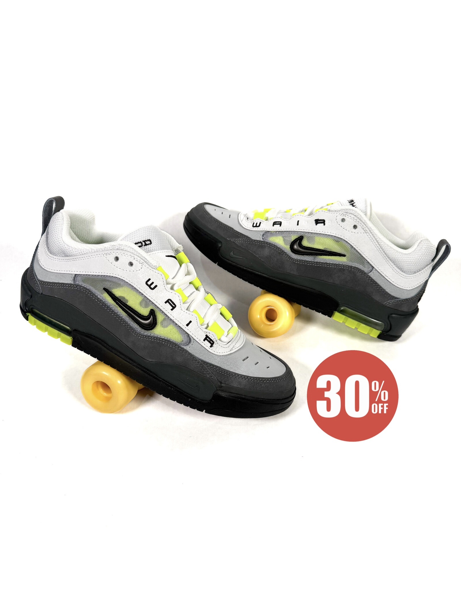 NIKE Air Max Ishod - Black / Neon Yellow