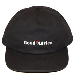 GOOD ADVICE Canvas Chat Line Cap - Black