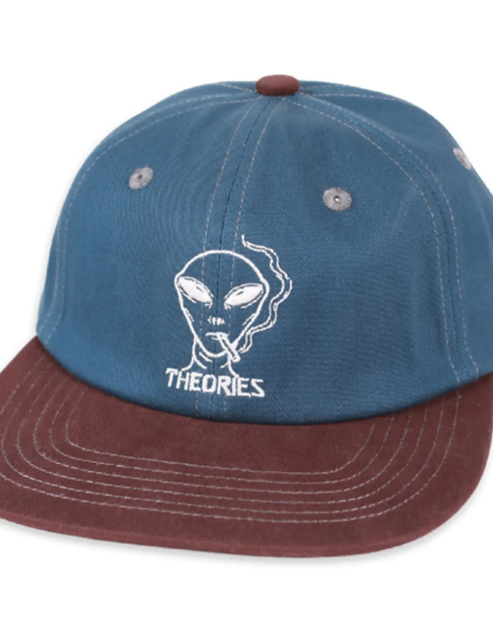 THEORIES Outer Space Snapback Hat - Blue / Dark Cherry