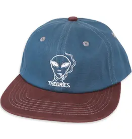 THEORIES Outer Space Snapback Hat - Blue / Dark Cherry