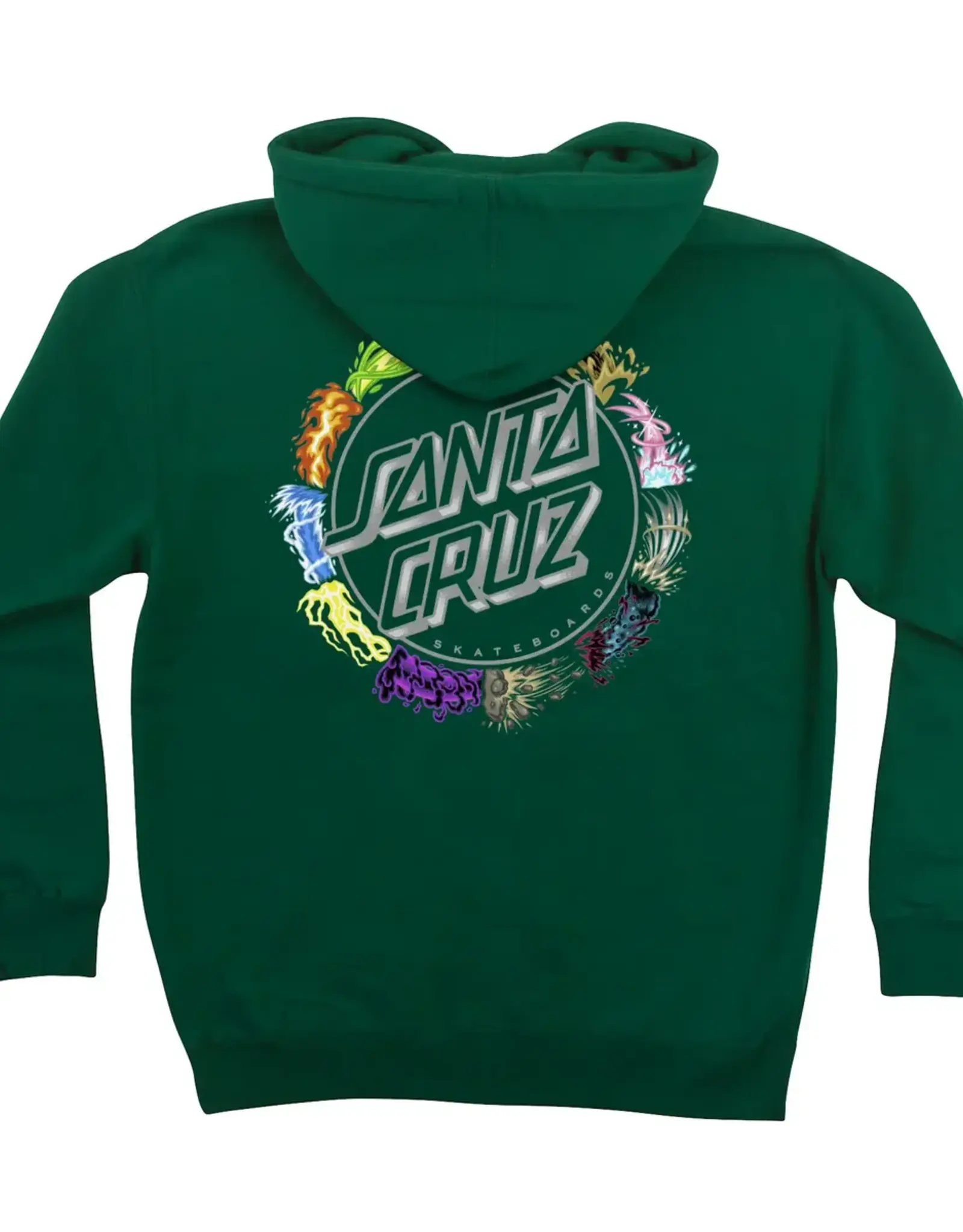 SANTA CRUZ Pokemon Power Dot Pullover Hoodie - Forest