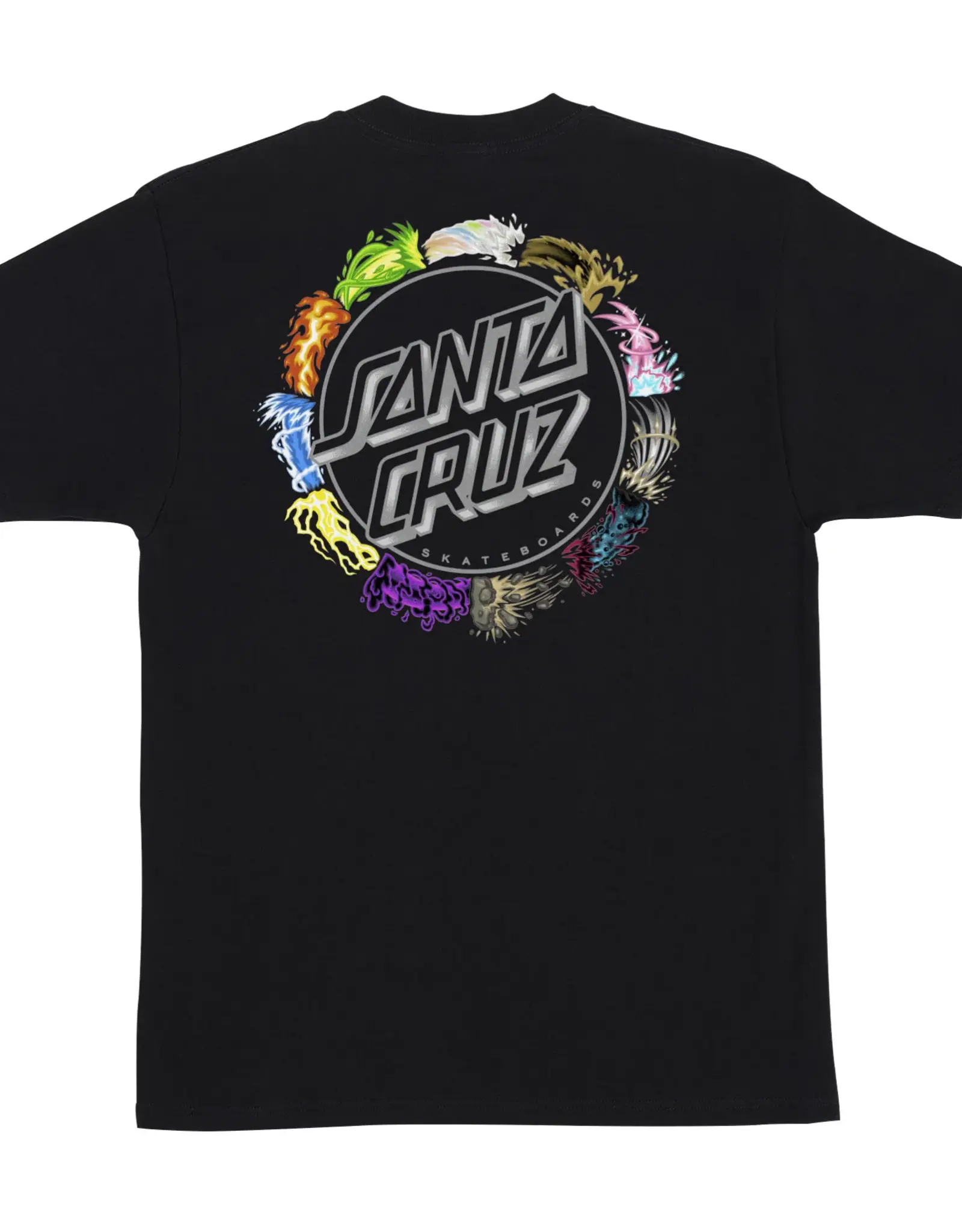 SANTA CRUZ Pokemon Power Dot Heavyweight T-Shirt - Black