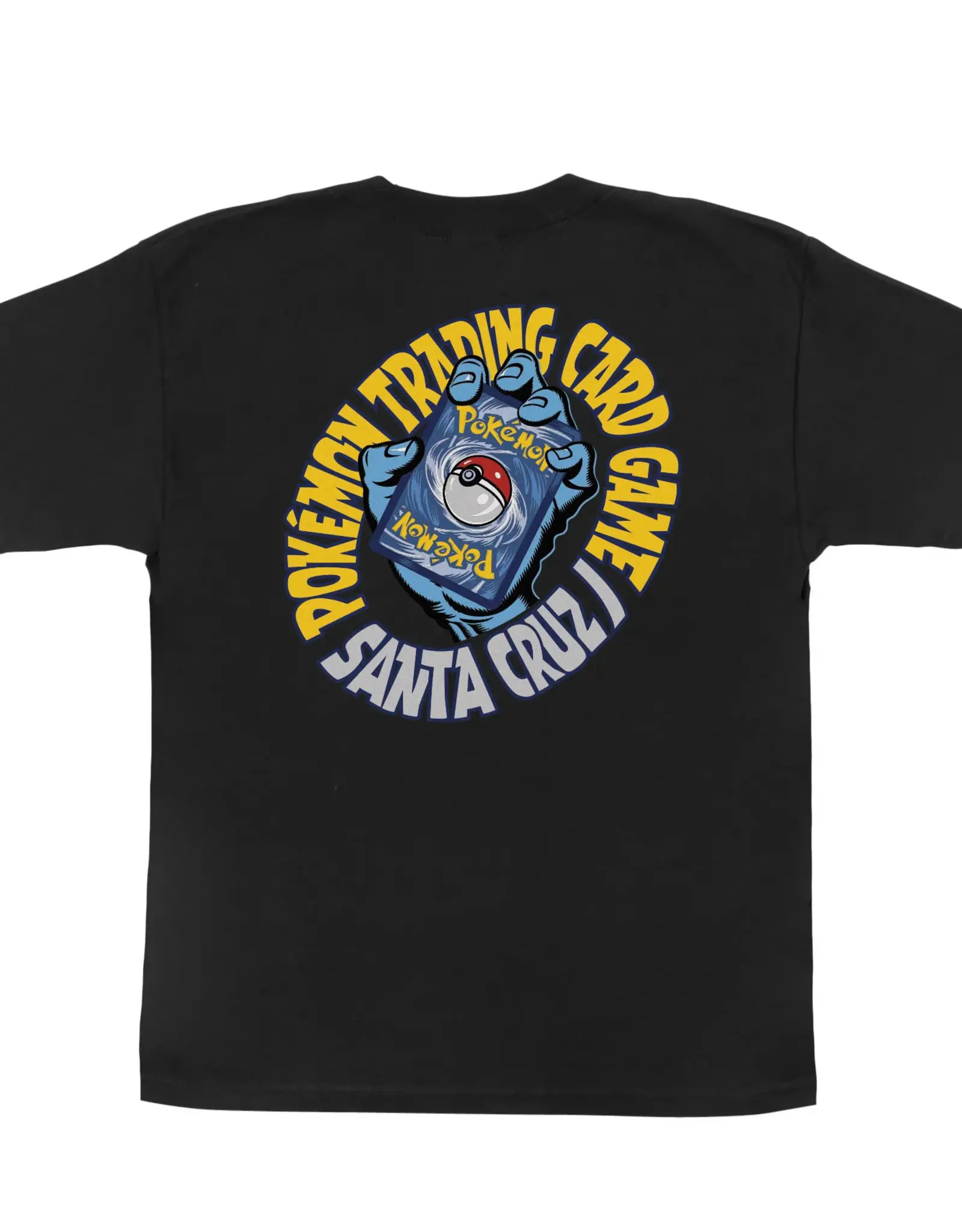 SANTA CRUZ Pokemon TCG Hand Midweight Youth T-Shirt - Black