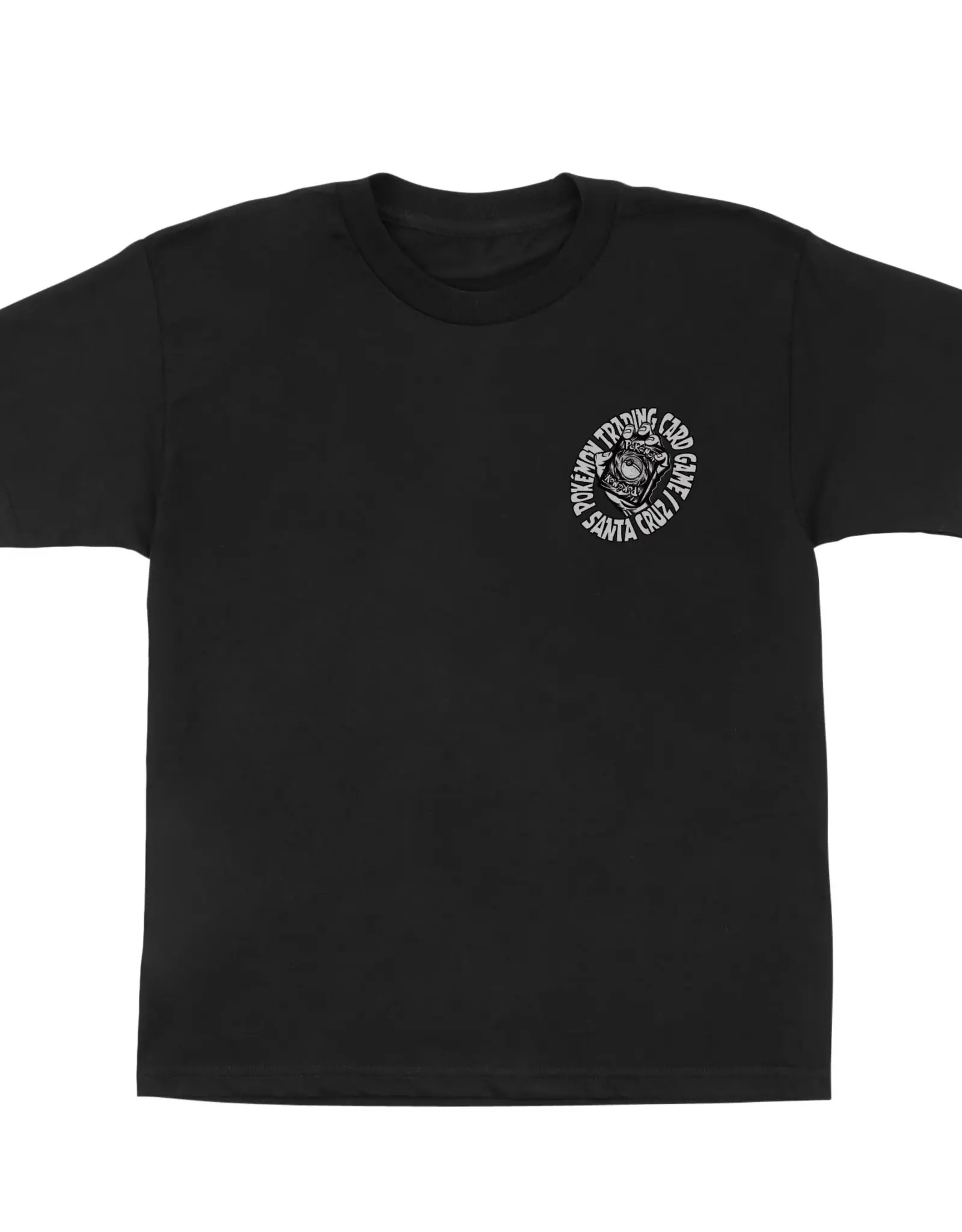 SANTA CRUZ Pokemon TCG Hand Midweight Youth T-Shirt - Black