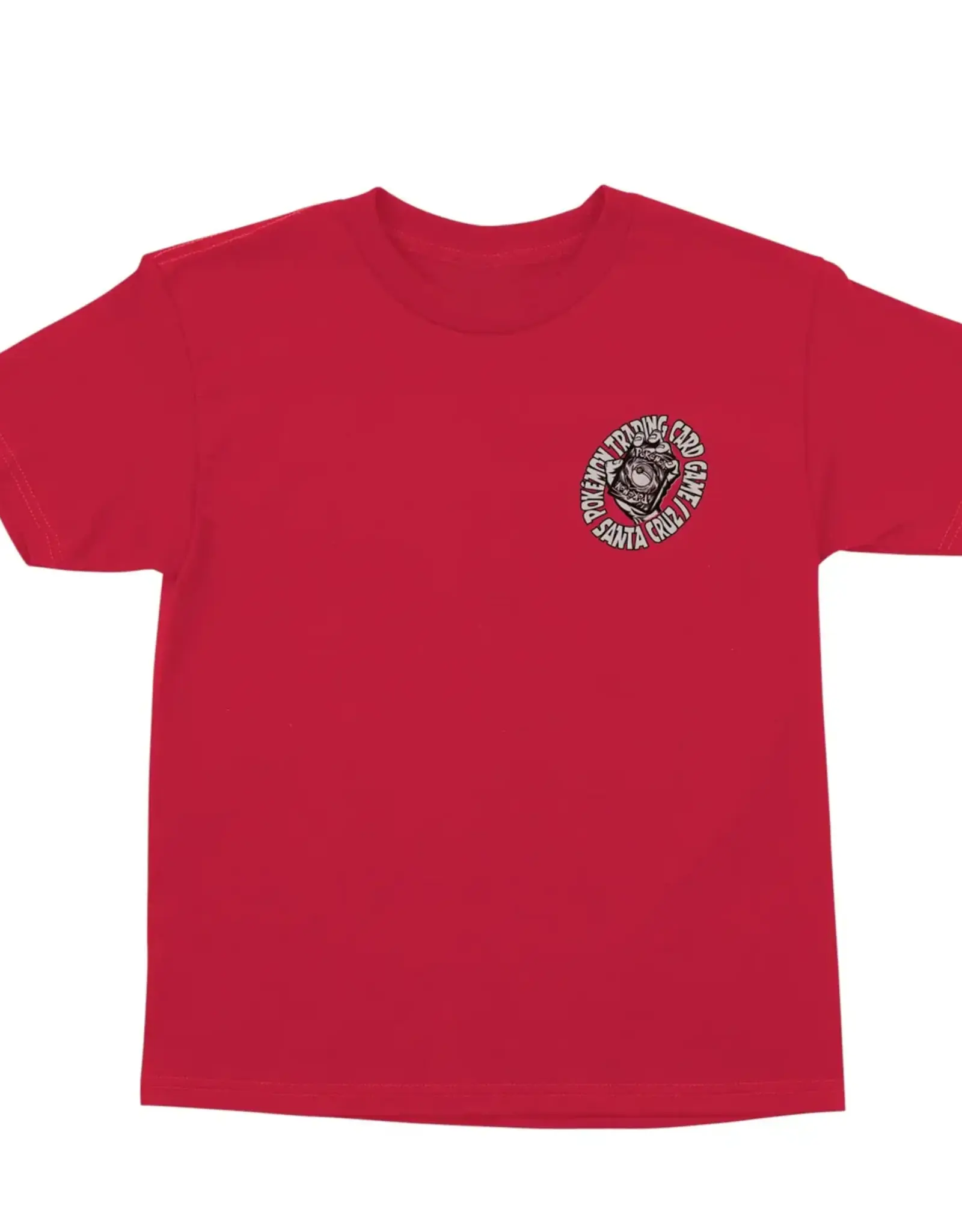 SANTA CRUZ Pokemon TCG Hand Midweight Youth T-Shirt - Red