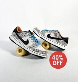 NIKE SB OLYMPIC SAFARI DUNK LOW PHANTOM BLACK / BLACK MONARCH (PS) PRESCHOOL