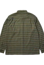 HUF Cross Plaid L/S Flannel Shirt - Slate Blue