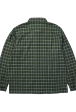 HUF Cross Plaid L/S Flannel Shirt - Pine