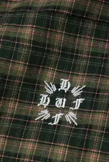 HUF Cross Plaid L/S Flannel Shirt - Pine