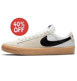 NIKE SB ZOOM BLAZER LOW PRO GT WHITE/BLACK-WHITE-WHITE
