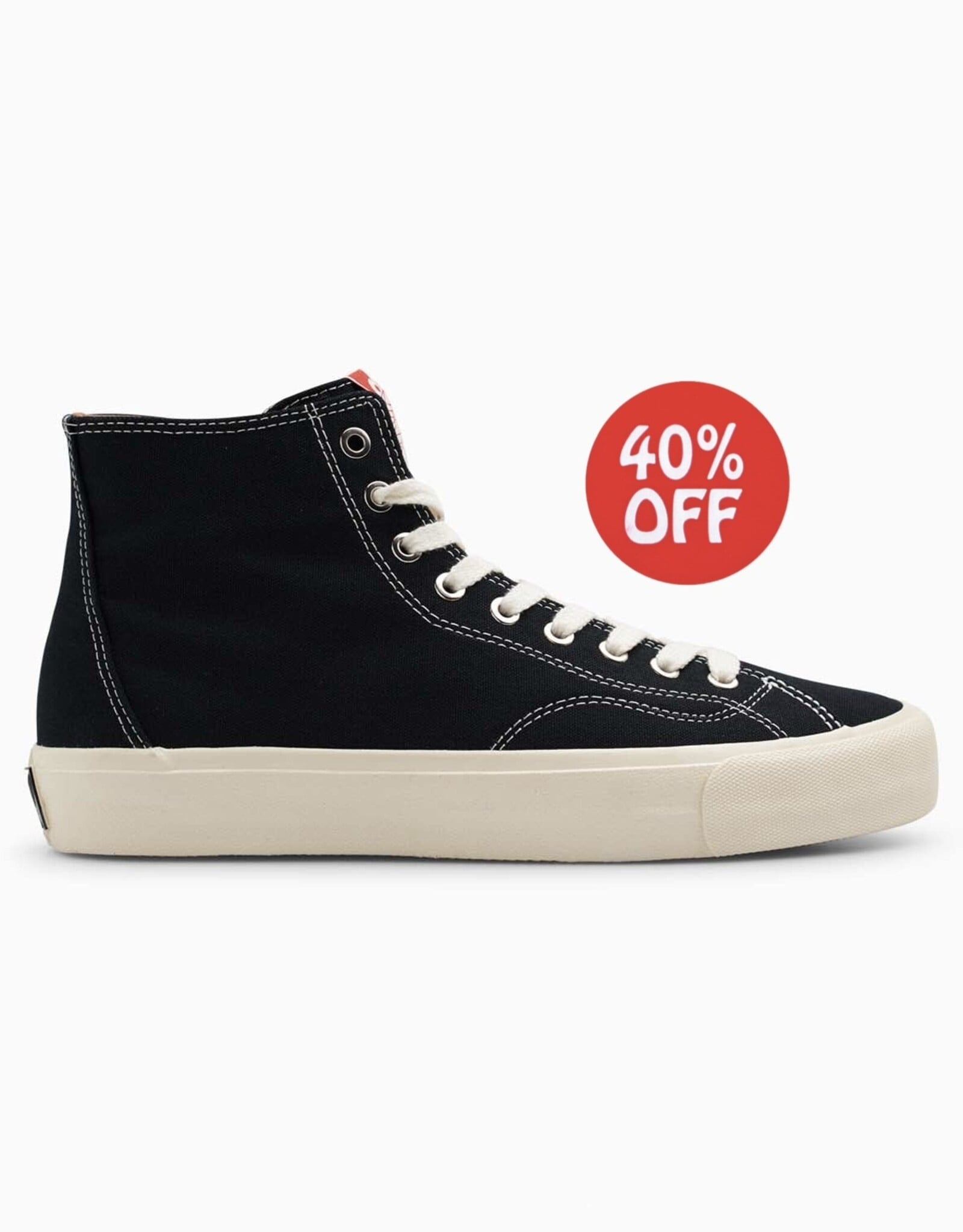 LAST RESORT VM003 Hi Canvas - Black / White
