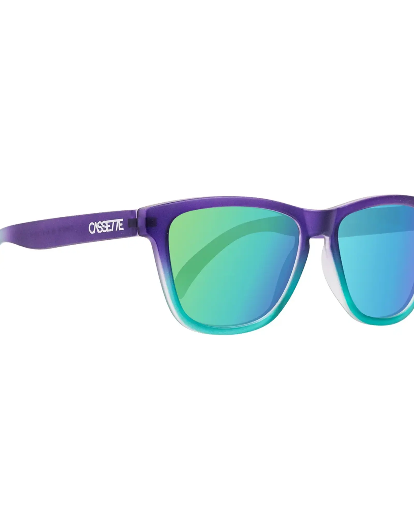 Cassette Optics Easy Livin' Polarized - Purple Seafoam Fade / Green Mirror Lens