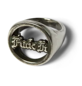 HUF Old E EXO Ring - Silver