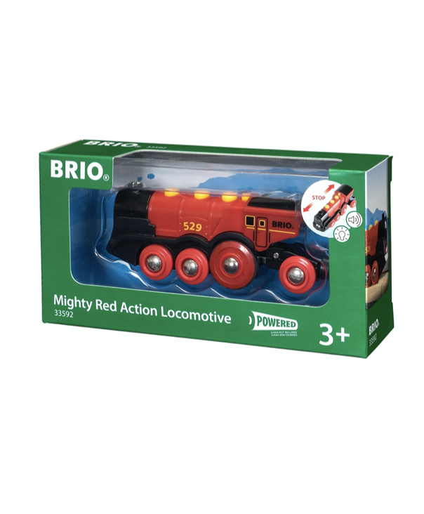 brio mighty action locomotive toy train