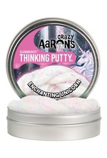 Crazy Aaron's Puttyworld Crazy Aaron's Putty - Glow Enchanting Unicorn 4" Tin