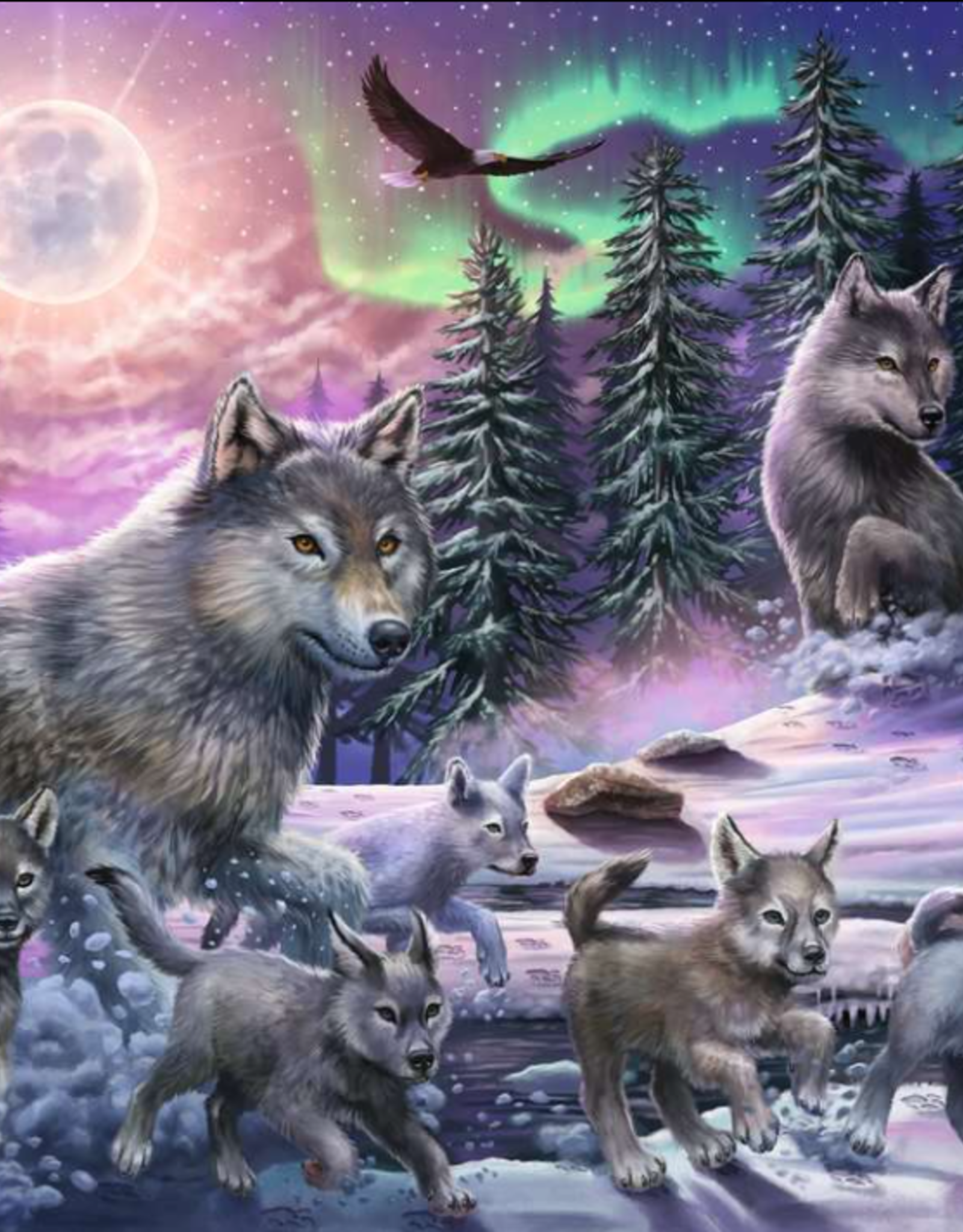 Ravensburger Northern Wolves 150pc Puzzle