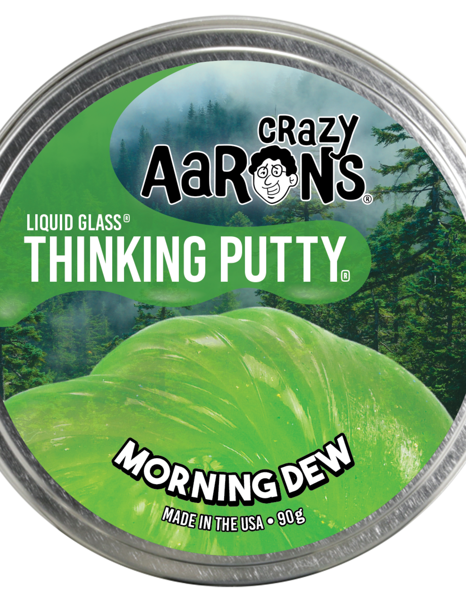 Crazy Aaron's Puttyworld Crazy Aaron's Putty - Morning Dew 4" Tin