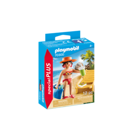 Playmobil PM - Sunbather with Lounge Chair