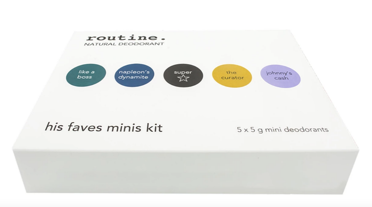 Routine Déodorants Mini kit His Faves