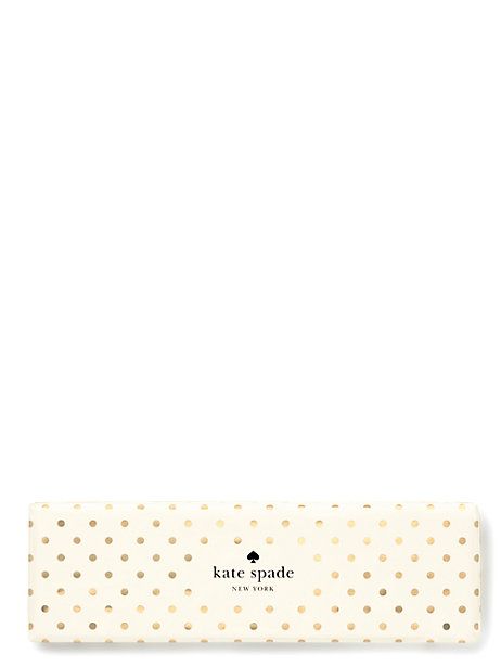 Kate Spade Kate Spade Stylo à bille - Points dorés