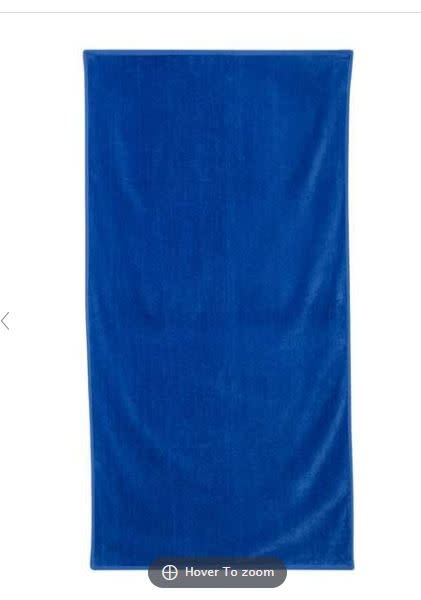 Summer League Velour Beach Towel