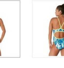 SPEEDO Speedo Cyclone Swirl  Female Green/Blue