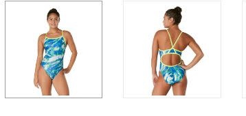 SPEEDO Speedo Cyclone Swirl  Female Green/Blue