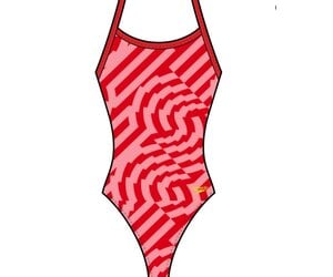 Speedo Women's ST Vortex Maze Flyback One Piece Swimsuit at