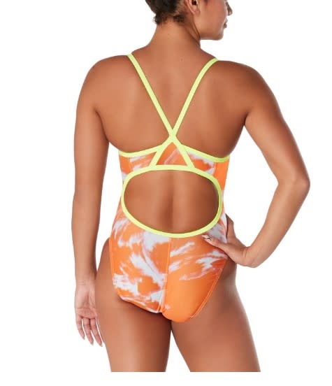 SPEEDO Powhatan ymca Speedo Cyclone  Swirl Female (Orange)