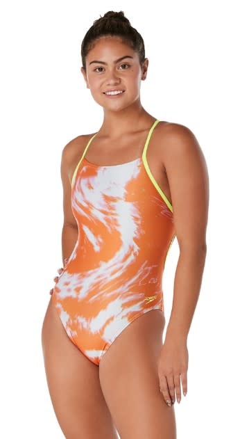 SPEEDO Powhatan ymca Speedo Cyclone  Swirl Female (Orange)