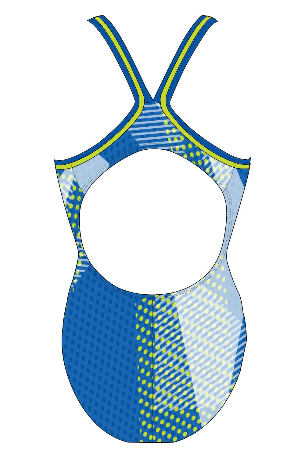 Kanawha Dolfin Sublimated Female Thick Strap Suit (CLEARANCE)