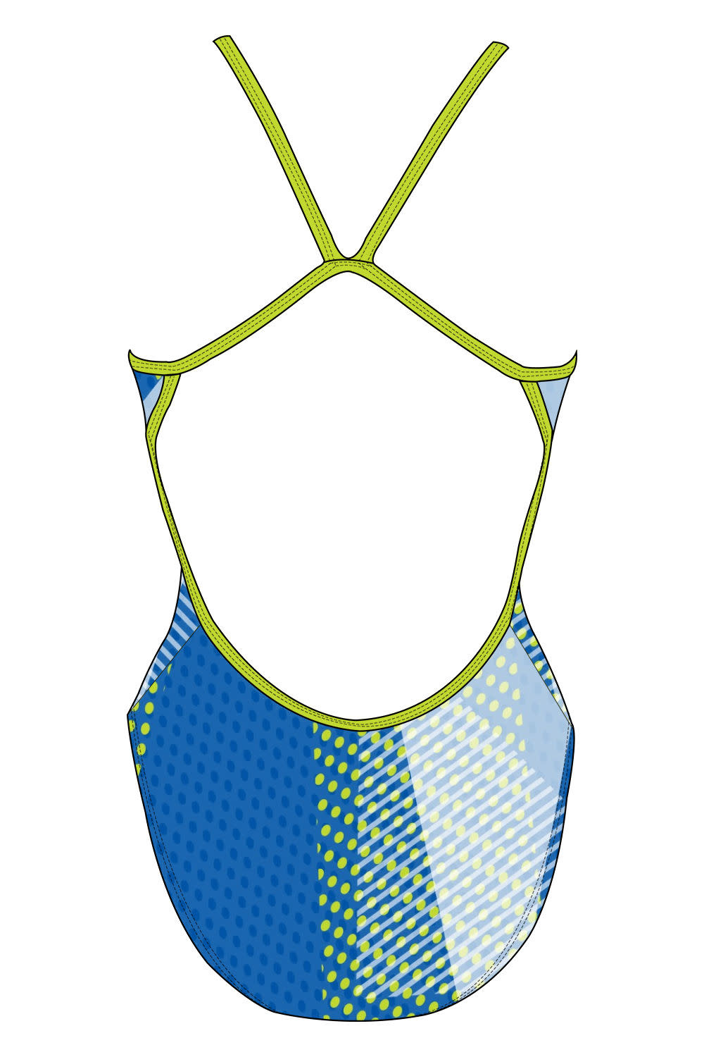 Dolfin Kanawha Dolfin Sublimated Female Thin Strap Suit