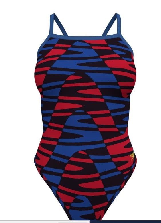 Stoney Glen Female Speedo Disco Boom Team Red/Blue