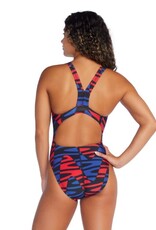 Stoney Glen Female Speedo Disco Boom Team Red/Blue