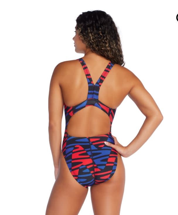 Stoney Glen Female Speedo Disco Boom Team Red/Blue