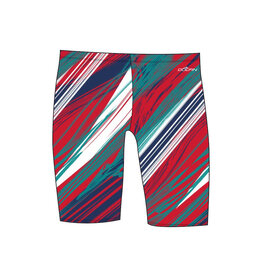 Woodland Ponds Dolfin Sublimated Jammer Red Teal  White