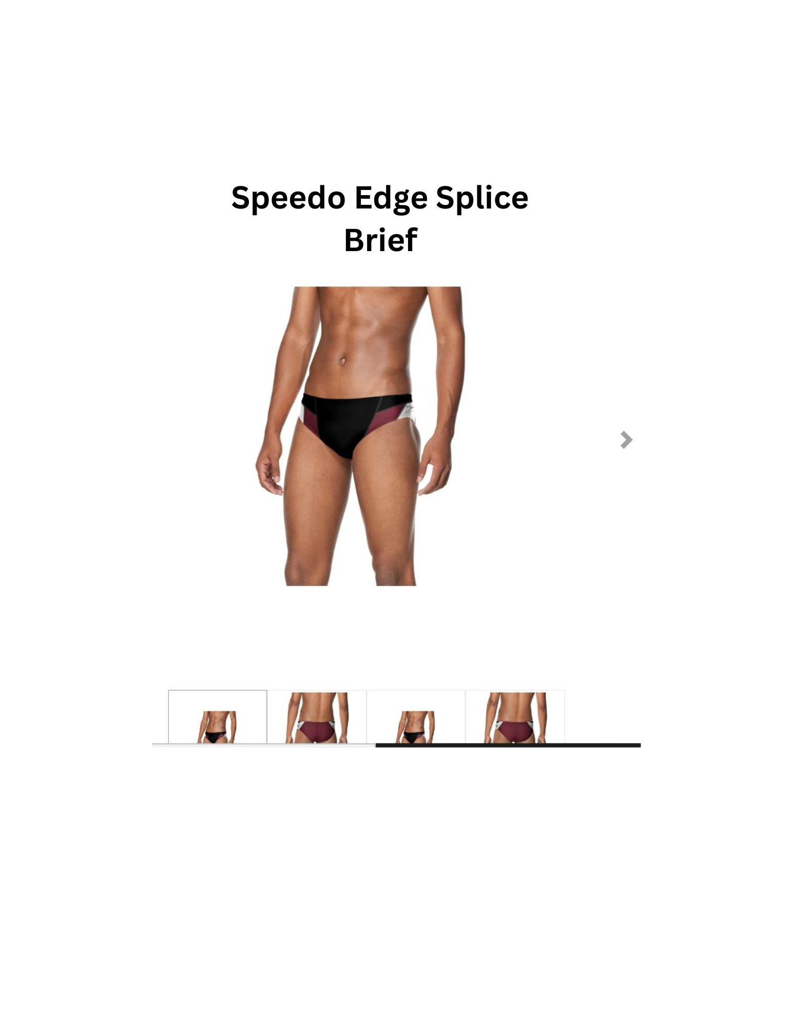 SPEEDO Thomas Dale Edge Splice Team Brief