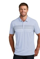 TravisMathew Men's Performance  Striped  Polo