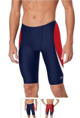 SPEEDO Colonial Heights Speedo Edge Splice Jammer Navy/Red